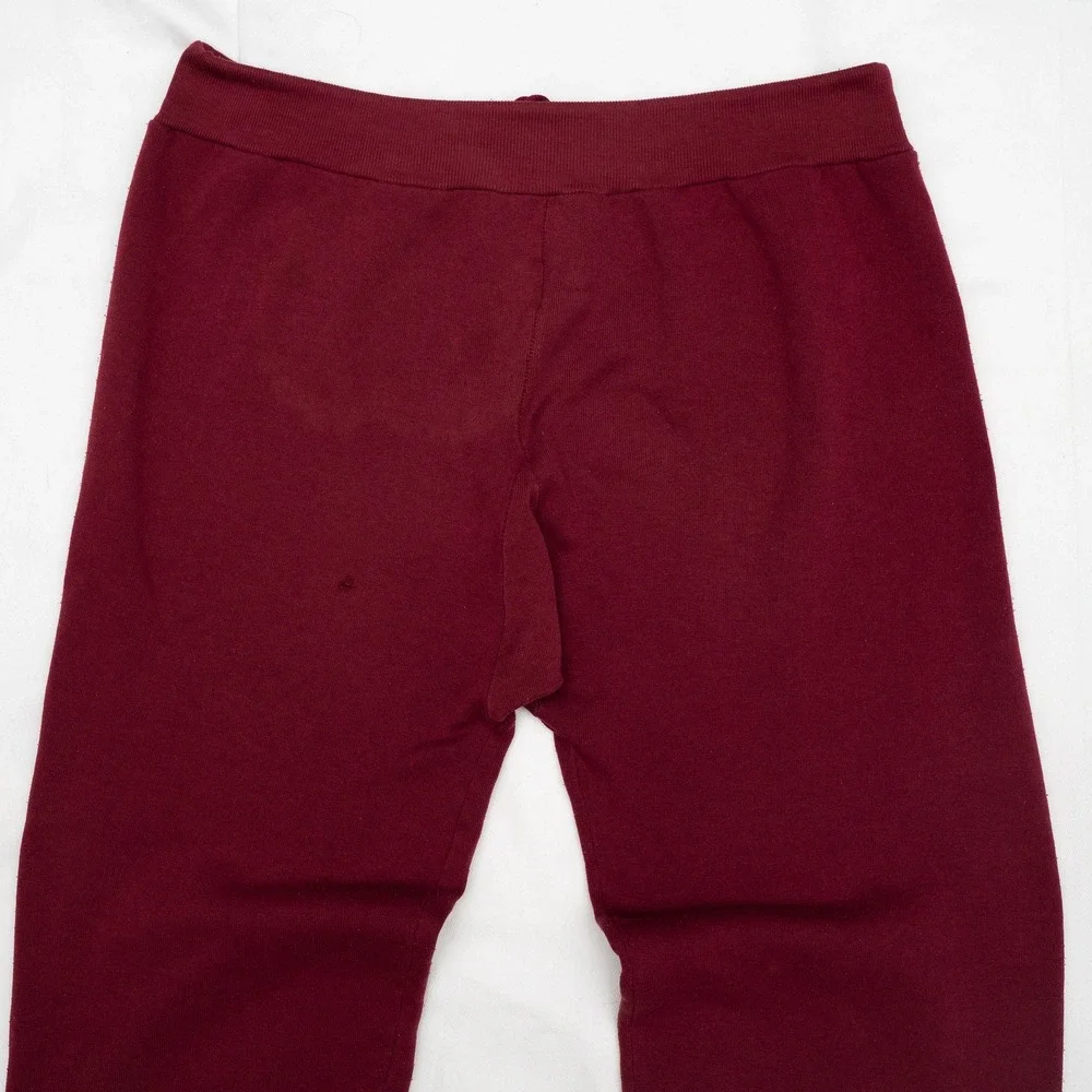 Vintage 70s 80s Nike Jogger Sweatpants‎ Maroon Mens 34x29 Grey Swoosh Logo